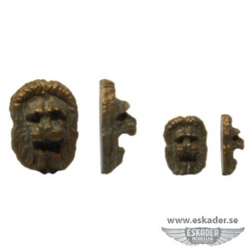 Masks, lion (av brons)