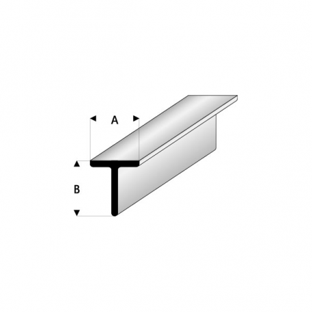 Styrene profile - T-beam