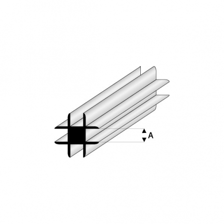 Styrene profile - Cross connector