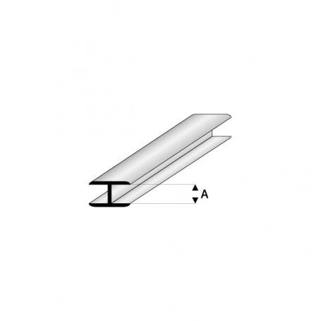 Styrene profile - Flat connector