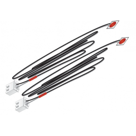 2 Red LED Stick-On lights