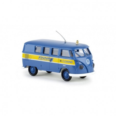 Volkswagen - van, blue, "Finnair Cleaning"