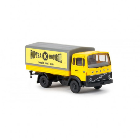 Volvo F 613, Truck - Yellow/Black  - "Koptra Motoroil"