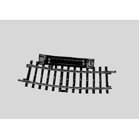 Märklin 2229 - K-track curved circuit track, curved r 360 mm 15° (H0)