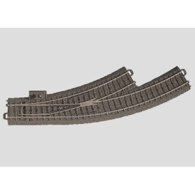 Märklin 24671 - C-Räls Kurvväxel vänster R1 30° (H0)