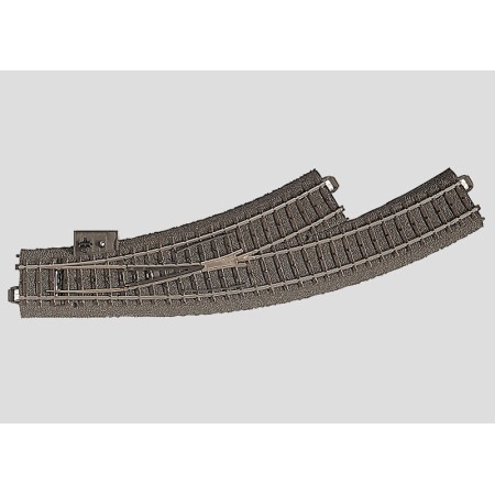 Märklin 24671 - C-Track Left Curved Turnout (H0)