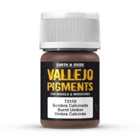 Pigment, Bränd umbra, 30 ml - Vallejo 73110