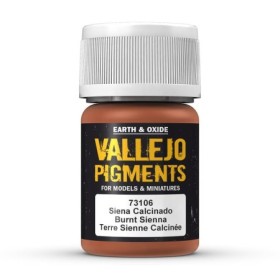 Pigment, Bränd sienna, 30 ml - Vallejo 73106