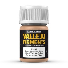 Pigment, Light yellow ochre, 30 ml - Vallejo 73102