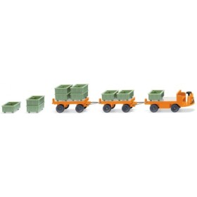 Baggage Train, Orange - Wiking (H0)