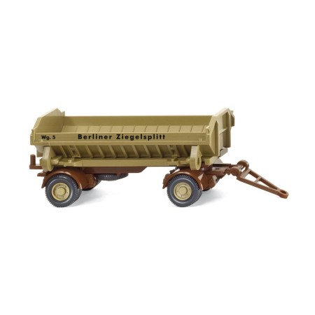 Dumper Trailer, ”Berliner Ziegelsplitt” - Wiking (H0)