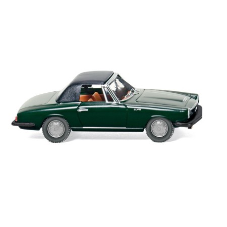 Glas 1700 GT Cabriolet - Dark Green - Wiking (H0)