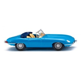 Jaguar E-Type, Blå - Wiking (H0)