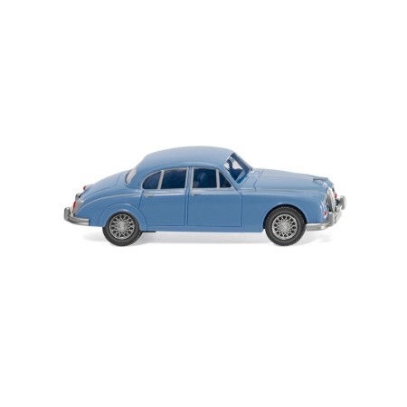 Jaguar MK II  - Blå - Wiking (H0)