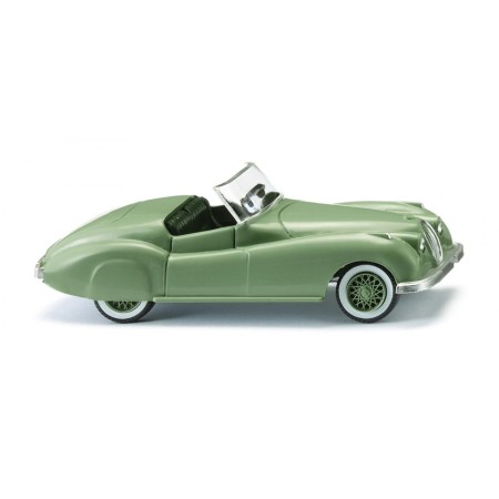 Jaguar XK 120, Grön - Wiking (H0)