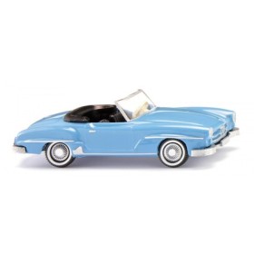 MB 190 SL Cabriolet - Light Blue - Wiking (H0)