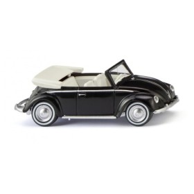 VW 1200 "Bubbla" Cabriolet, Svart - Wiking (H0)