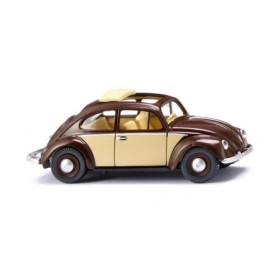 VW 1200 "Bubbla" med soltak, Brun/Beige - Wiking (H0)