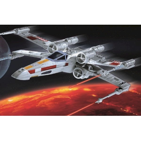 X-Wing fighter (Star wars) plastic model kit, scale 1:57