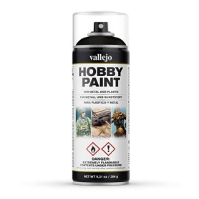 Vallejo spray, Hobby Paint -Svart 400 ml