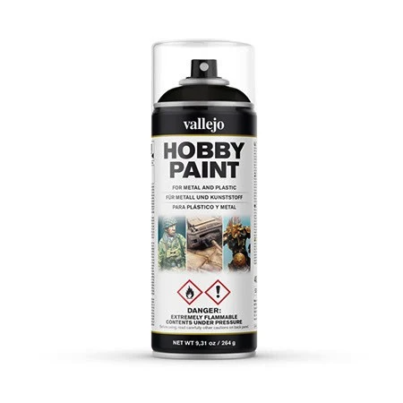 Vallejo spray, Hobby Paint -Black 400 ml