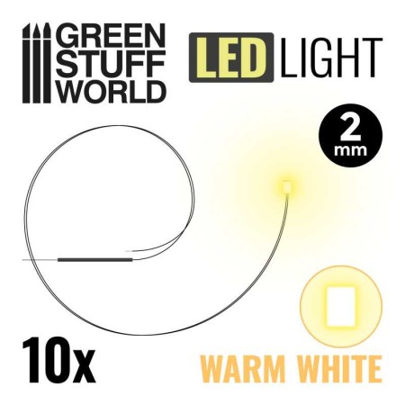 LED 2 mm - Varmvit - GSW 1383