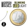 Blinkande LED 2 mm - Röd - GSW 3650