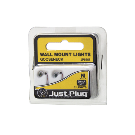 Wall Mount Lights Just Plug Lighting System (N-Scale)