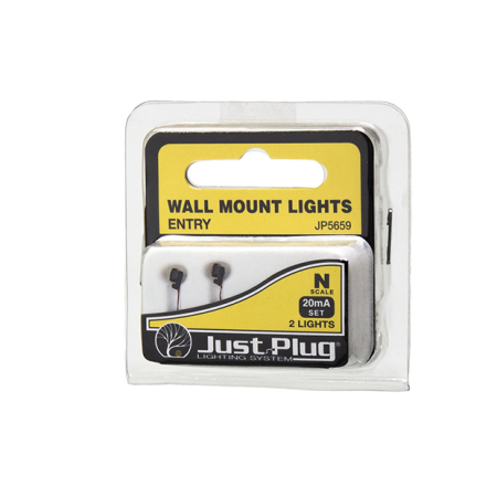 Wall Mount Lights  Just Plug Lighting System (N-Scale)