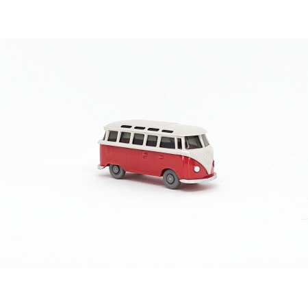 Wiking 325/2G - Röd/Vit VW T1 Sambabuss - Retro H0