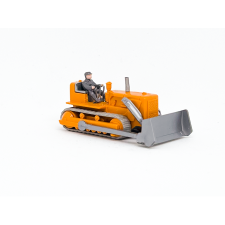 Wiking 1102/3C - Orange Bulldozer - Retro H0