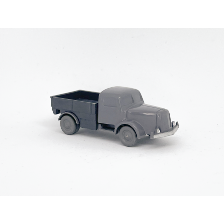 Wiking 189/1A - Grey Henschel flat bed truck - Retro H0