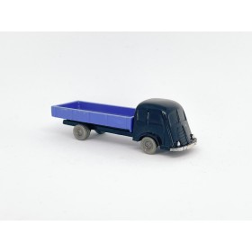 Wiking 156/4ID - Black/blue Fiat flat bed truck - Retro H0