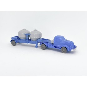 Wiking 210/1A - Blue Cement  transport - Retro H0