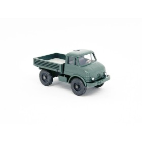 Wiking 484/1B - Green Unimog 406 - Retro H0