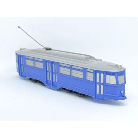 Wiking 222/1C - Blue Tram - Retro H0