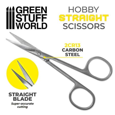 GSW Hobby Scissors, straight tip (3008)