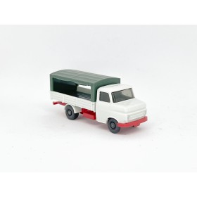 Wiking 604/2AC - Grey Opel flat bed truck - Retro H0