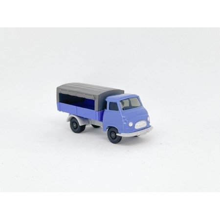 Wiking 601/1 - Blue Hanomag flat bed truck - Retro H0