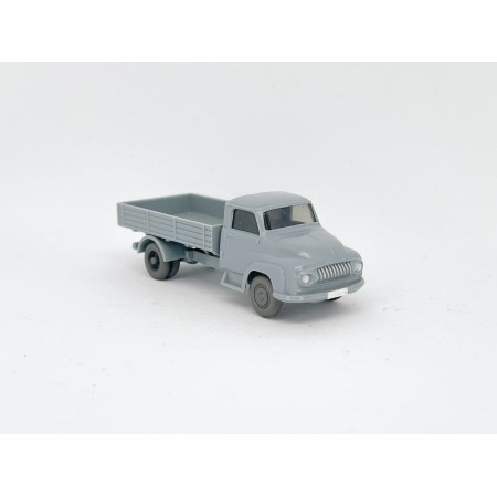 Wiking 605/1A - Green-blue Ford 2500 flat bed truck - Retro H0