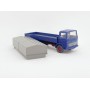 Wiking 631/1A - Dark blue truck with flat bed, MB 1317 - Retro H0