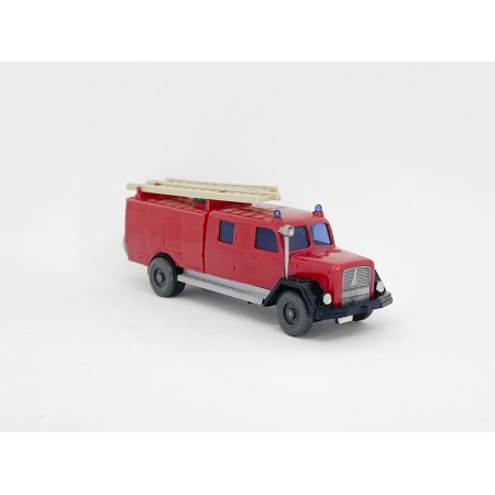 Wiking 1058/2 - Red Fire truck, Magirus Saturn - Retro H0