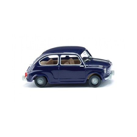 Fiat 600, Mörkblå - Wiking (H0)