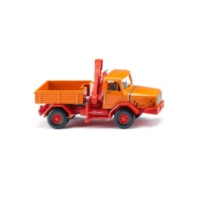 Faun, Crane Tractor, Orange - Wiking (H0)