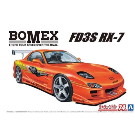 Mazda RX-7 Bomex, FD3S, byggsats skala 1:24