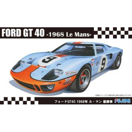 Ford GT40 Le Mans winner 1968, model kit scale 1:24