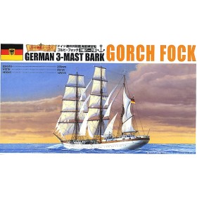 Gorch Fock, 3-mast bark, model kit scale 1:350