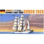 Gorch Fock, 3-mastad bark, byggsats skala 1:350