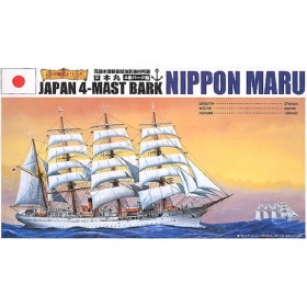 Nippon Maru, 4-mast bark, model kit scale 1:350