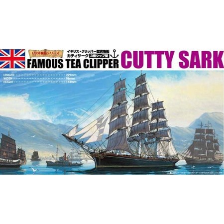 Cutty Sark, clipper, byggsats skala 1:350